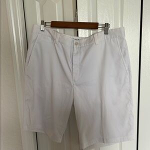 Nike Men's Classic White Flat Front Shorts